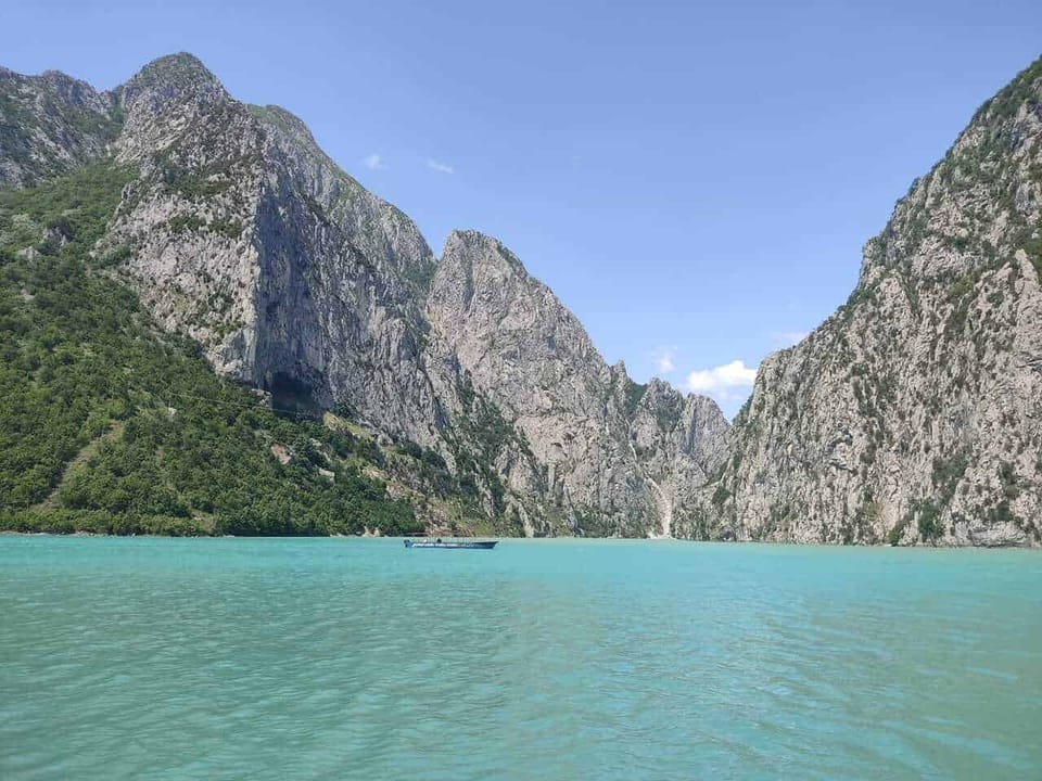 Komani Lake, on the Family trip: Authentic Albania