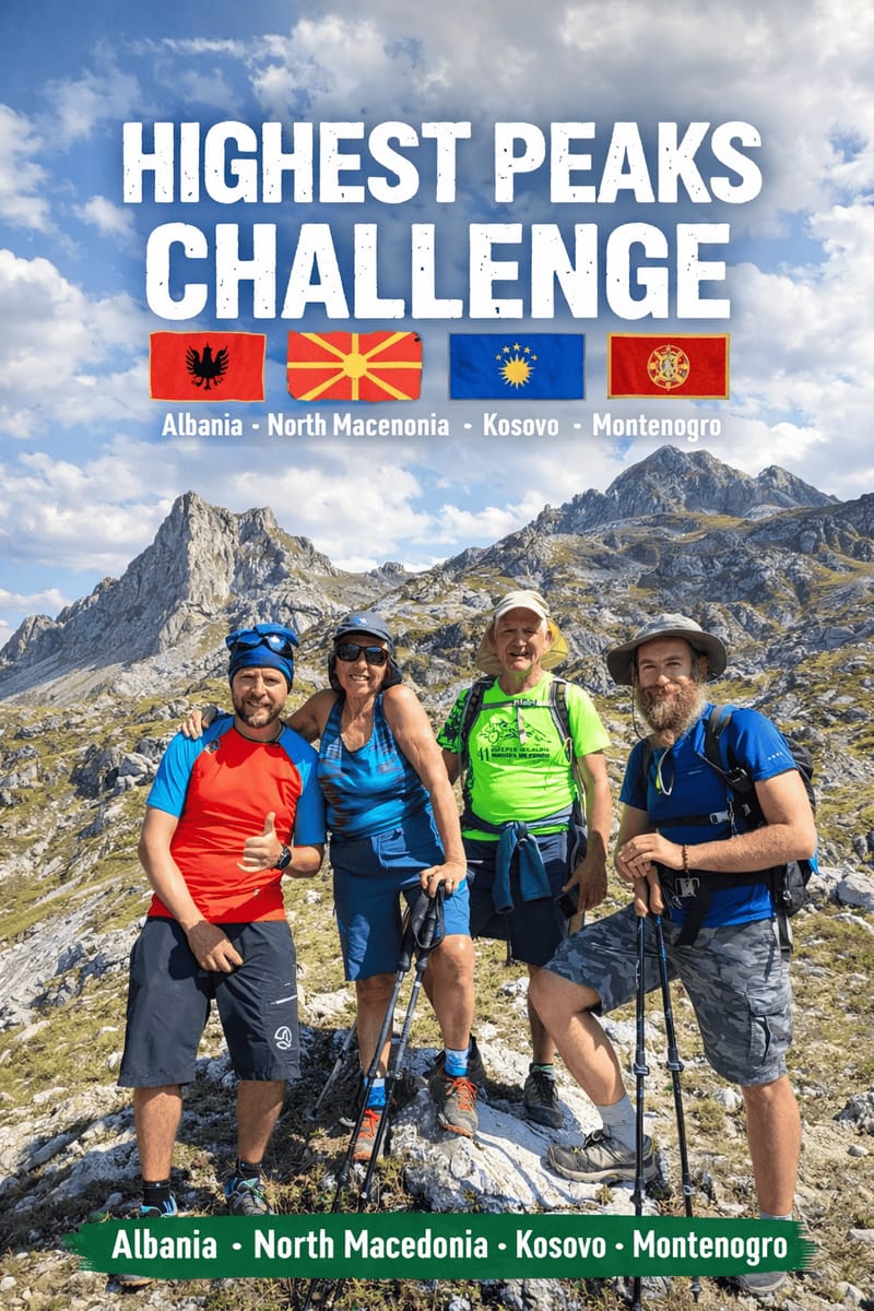 Korabi Gjeravica Kolata, on the Highest Peaks Challenge: Albania, North Macedonia & Kosovo
