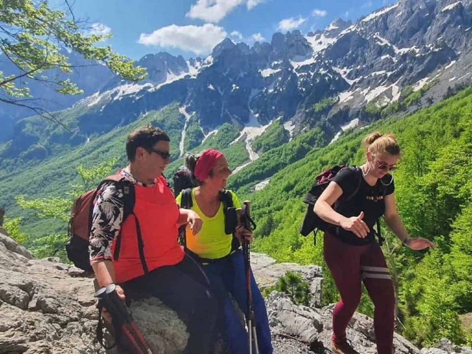 Hiking Valbona Theth with guide, on the Komani Lake, Valbona & Theth: 3-Day Self-Guided Tour