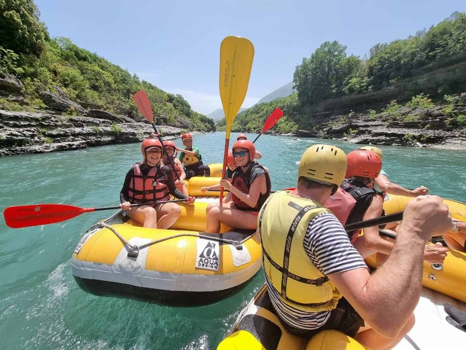 Albania rafting, on the Multi Activity Holiday in Albania: Full Board Private Tour