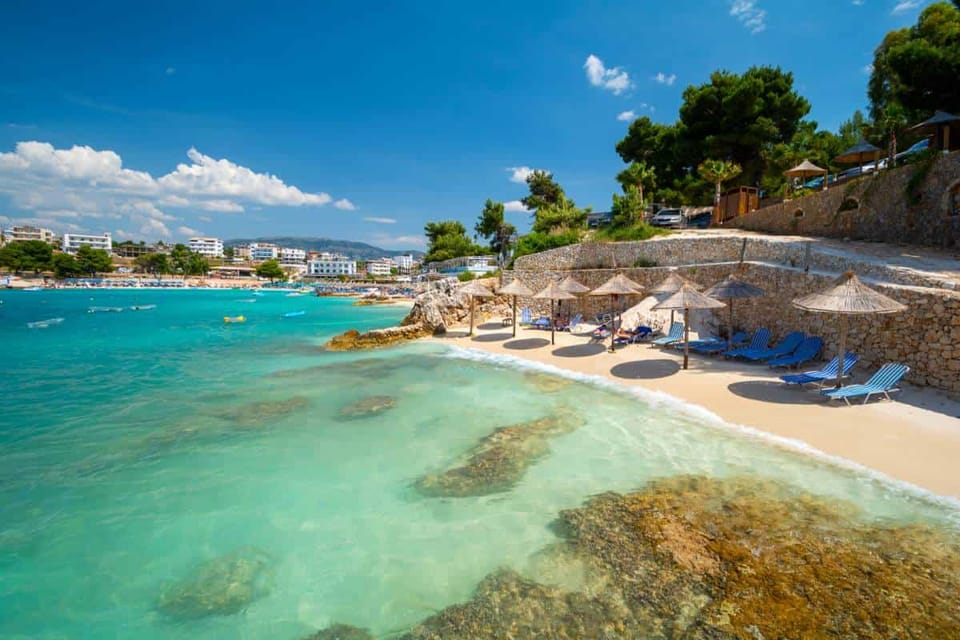 Ksamil albanian riviera, on the Tirana to Ksamil or Saranda private transfer